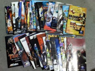GameCube Lot of 50 Used GameCube Instruction Booklets