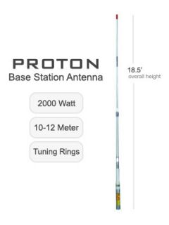 New PT99 ProComm Proton CB Ham Base Radio Antenna