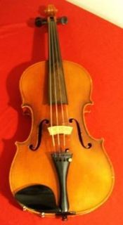 Antique 1920’s German Violin – New and Old Case – Complete Setup 