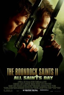 Boondock Saints 2 Movie Poster 2 Sided Original 27x40