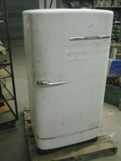 vintage antique HOTPOINT refrigerator 1948 retro 40s 50s great shape 