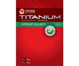    Titanium Internet Security 2012 1 PC Mac 1 Yr AntiVirus AntiSpyware