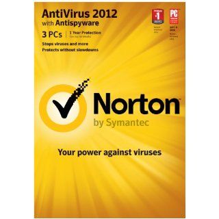 New 2012 Norton Antivirus 2013 3 PC 1 Year of Updates