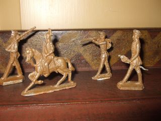 Antique Lead Toy Soldier Set 11 PC Found at Estate in Georgia WWI WW2 