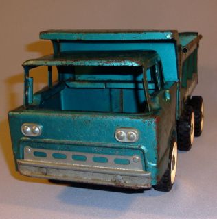 Vintage Antique Structo Deluxe Dumper Dump Truck Metal Toy Car 