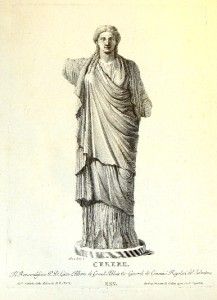 zanetti s greek statues 1743 ceres goddess of ag