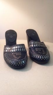Calleen Cordero Antonia Handcrafted Studded Leather Clogs 9