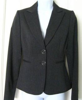 Antonio Melani Gray Pinstripe Jacket Size 0 $199