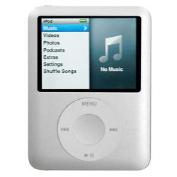Apple iPod Nano 3rd Gen 4GB Silver Fair Condition