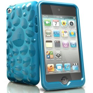   Pebble Flexible Skin Case for Apple iPod touch iTouch 4 4G   Wave Blue
