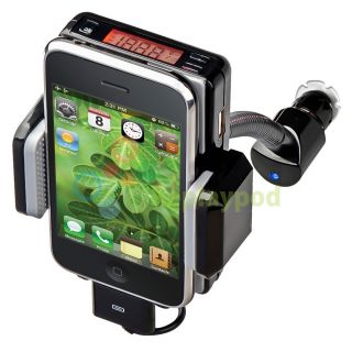 FM Transmitter Car Charger Accessory for Apple iPod Touch Nano 4G 4th 