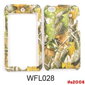   4th gen 4g hunter camo green leaves case cover skin faceplate new