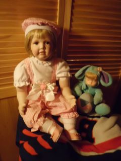 Colleen ApplewhitePatty Cakes 24 Tall Porcelain Doll w Free Musical 