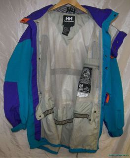   Hansen Equipe Waterproof Helly Tech Aqua Hooded Jacket Coat XL