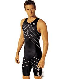 TYR Aquapel Fusion Spandex kneeskin Lycra Competition Swim Suit 