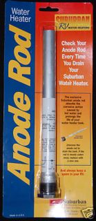 Suburban Water Heater Anode Rod Aluminum 232768