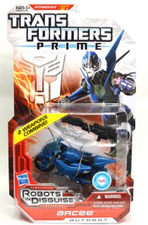 Transformer Prime Arcee Blue Autobot Deluxe Class