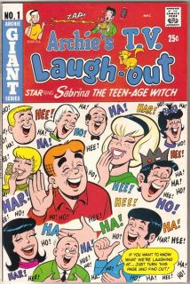 Archies T.V. Laugh Out Comic Book #1 Sabrina Story,Archie 1969 VERY 