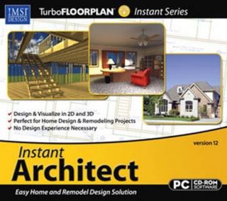 Instant Architect 12 Home Design New for PC XP Vista Win 7 SEALED 