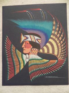 Archie Blackowl Original Indian Headdress Cheyenne