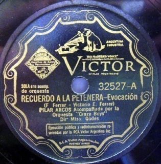 Pilar Arcos Recuerdo A La Petenera Argentina Ed 78 RPM