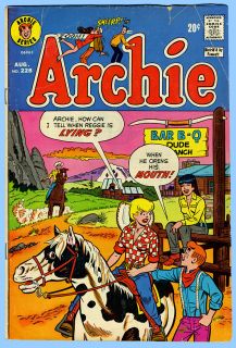 ARCHIE COMICS #228 · Aug.1973 · G/VG Condition