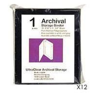 Adorama B9051CS12 Archival Plastic Storage Binder Box