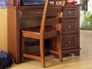 Brown Cherry Youth 4 Drawer Student Writing Desk Table