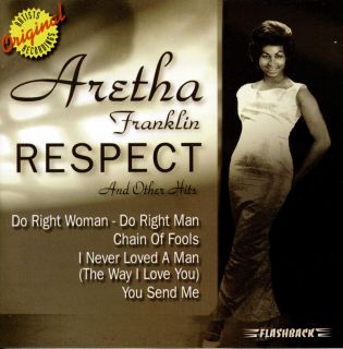Aretha Franklin Respect and Other Hits CD 10 Fabulous R B Soul Songs 