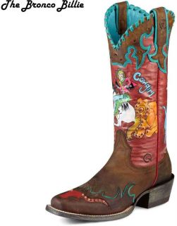 Ariat 8770 Womens Quincy Collection Bronco Billie Weathered Brown 