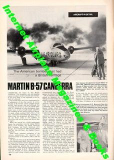 Scale Aircraft Modelling Feb 89 Martin B 57 Canberra USAF Vietnam Ang 
