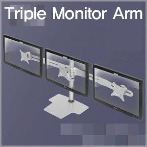 Triple LCD Monitor Arm Bracket Mount for 27 Stand