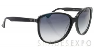 New Emporio Armani Sunglasses ea 9702 s Black 46NJJ EA9702 Authentic 