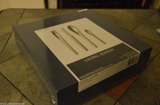   GEORG JENSEN SEALED BOX 24 pieces Arne Jacobsen Cutlery Flatware Steel