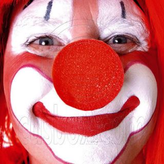 Clown Joker Circus Funny Red Ball Soft Foam Makeup Fake Nose Party 
