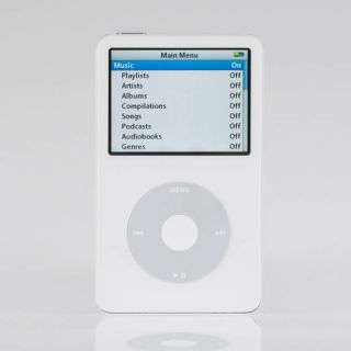 Apple iPod Classic 5th Generation 30GB Fair Condition White  Player 