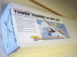   HOBBIES TOWER TRAINER 40 MKII ARF R/C FLYING MODEL AIRPLANE KIT
