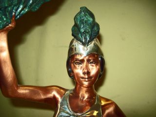 Signed DArgenta Sculpture Vintage Art Deco Figurine