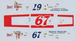 67 Buddy Arrinton Dodge Reids Trailer NASCAR 1 32 Scale Slot Car 