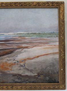 Coastal Ocean Oil Painting FRANZ ARTHUR BISCHOFF (1864 1929)