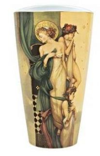 Goebel Artis Orbis Michael Parkes Three Graces Porcelain Vase 24cm 