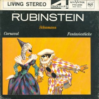   Tape RCA Living Stereo Schumann Carnaval 7½ Artur Rubinstein
