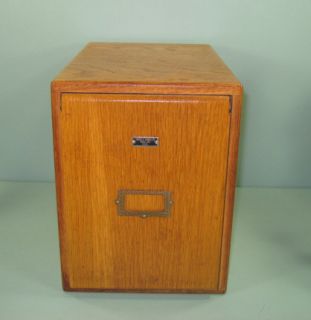 Vintage Oak Wood Arthur H Thomas Philadelphia PA Microscope Slide Case 