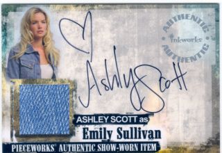 Jericho Season 1 Autograph Pieceworks Card PWA2 Ashley Scott