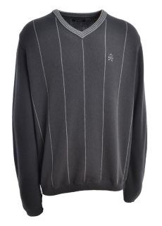 Ashworth Golf Mens Grey Jumper Sweater Top L   Golfing Long Sleeve 