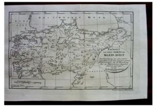 1799 Beauchamp   EARLY MAP OF ASIA MINOR   Anatolia DE