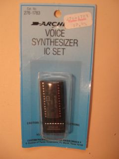 Vintage Archer Voice Synthesizer IC Set Radio Shack