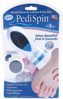spin electronic foot callus removal kit smooth sexy feet as seen on tv 