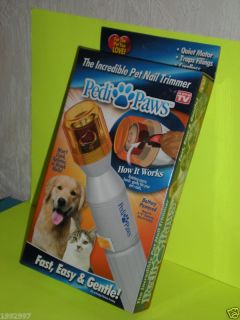 Pedi Paws Pet Nail Trimmer as Seen on TV 1 New Boxed