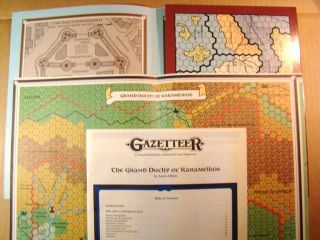 GAZ 1 Gazetteer Grand Duchy Karameikos RARE Dungeons Dragons